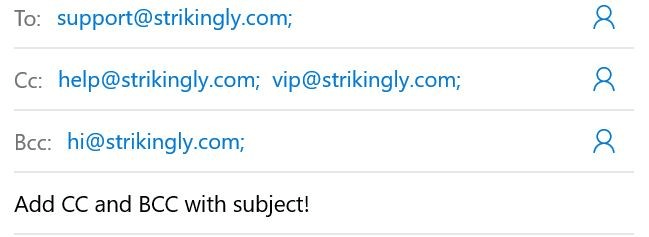 發送電子郵件副本 發送電子郵件副本